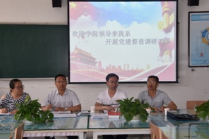 公司领导到电子信息工程系开展党建督查调研工作